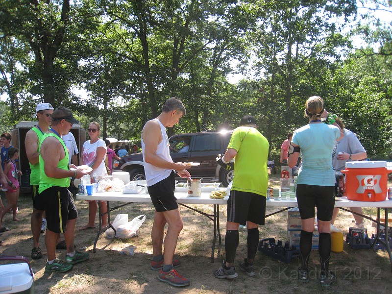 2012 North Country Run HM 0185.JPG - The 2012 North Country Run, a half marathon race through the beautiful Manistee National Forest in Michigan. August 25, 2012 a nice warm day for a run through the hills!